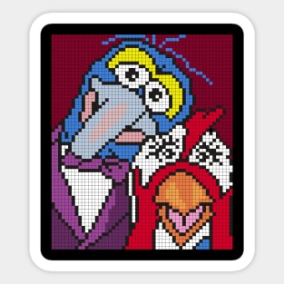 POXELART - Gonzo And Camilla The Chicken From The Muppets Sticker